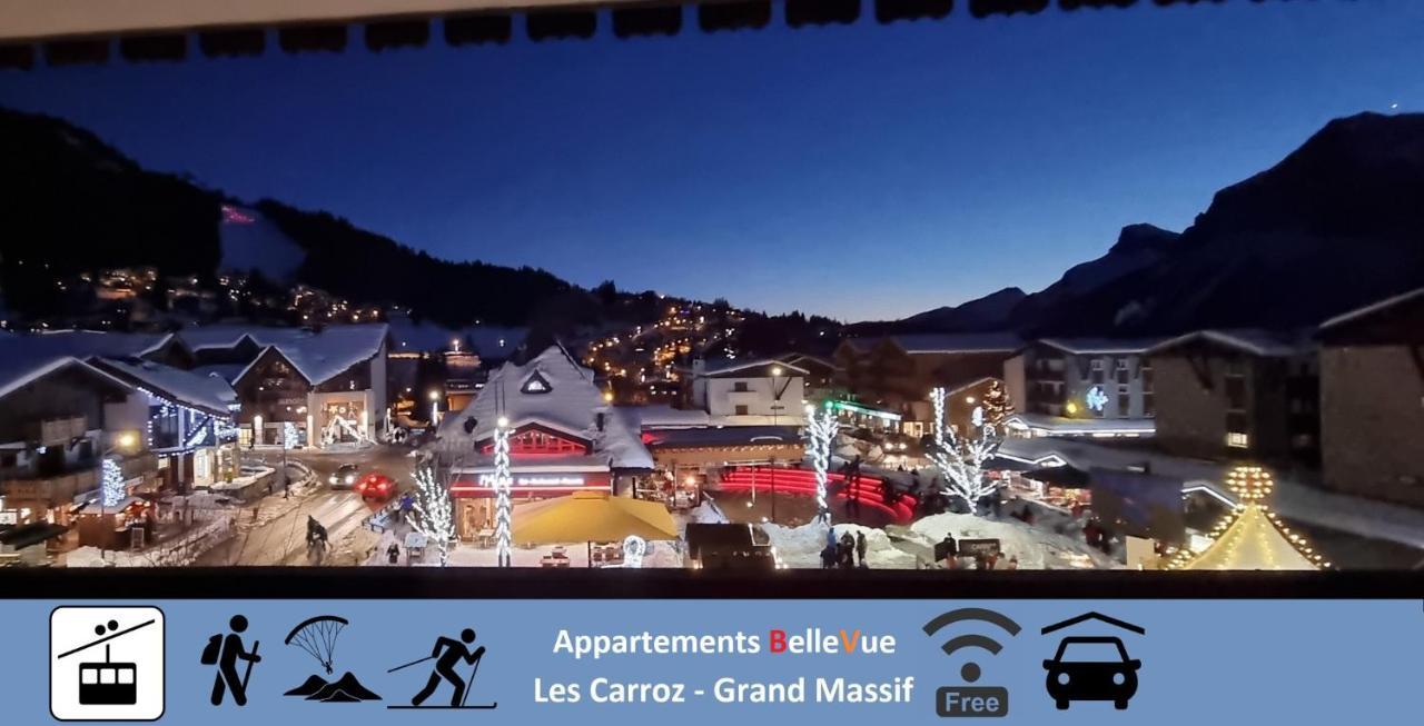 Apartamento Bellevue Centre, Wifi, Mountain View Les Carroz d'Arâches Exterior foto