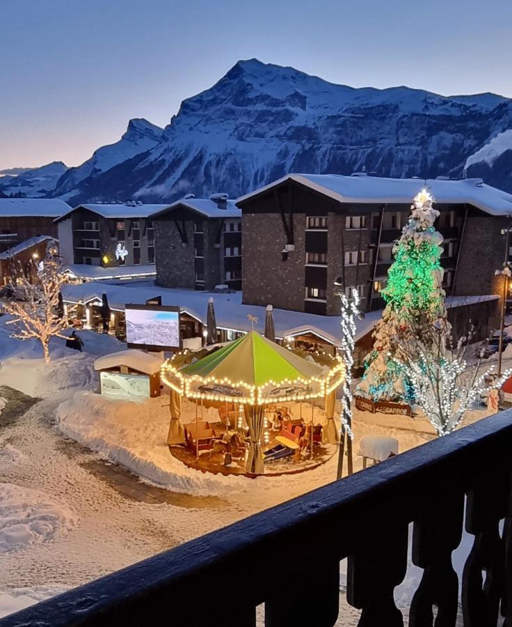 Apartamento Bellevue Centre, Wifi, Mountain View Les Carroz d'Arâches Exterior foto
